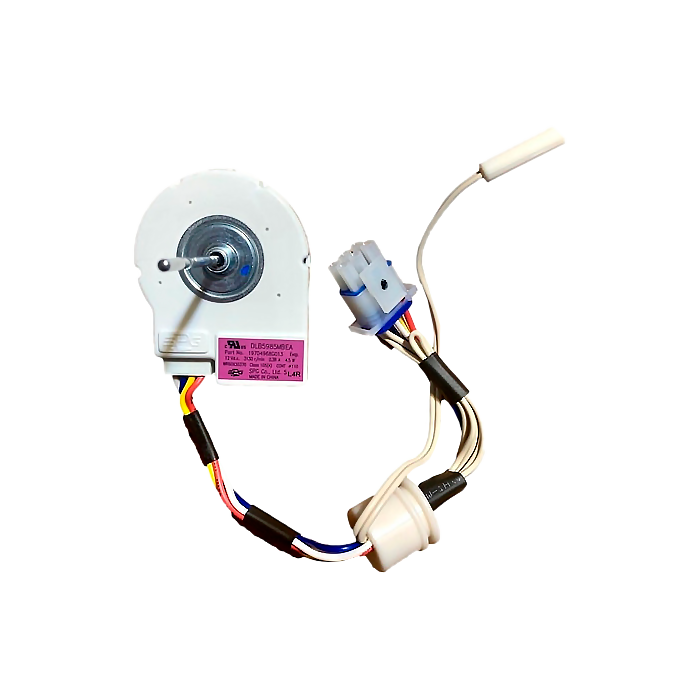 MOTOR 3.2 W 12 V 1 FASE 3000 RPM BUJE TIPO ESQUELETO REFRIGERADOR MABE 197D4968G013 WR197D4968G009 MABE