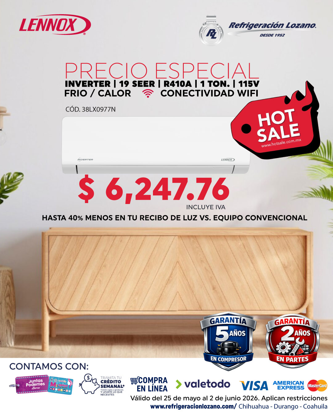 Promoción Hot Sale 2